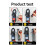 SK-202  Clamp Meter Digital Multimeter Temperature AC Current Voltage Capacitance NCV Tester with Flashlight 6