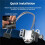Hotend Heating Assembly Kit for Flashforge AD5X Thermistor Temperature Sensor Replacement Parts for 3D Printer Upgrade 2