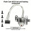 Hotend Heating Assembly Kit for Flashforge AD5X Thermistor Temperature Sensor Replacement Parts for 3D Printer Upgrade 8