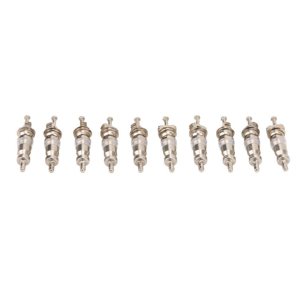 100Pcs Car Ac Valve Stem Cores Aluminium 7293282800489