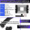 AM4 Backplate with AM4 Bracket,AM4 Backplane Mounting Hole Distance CPU Heatsink Bracket Motherboard 6