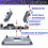 AM4 Backplate with AM4 Bracket,AM4 Backplane Mounting Hole Distance CPU Heatsink Bracket Motherboard 4