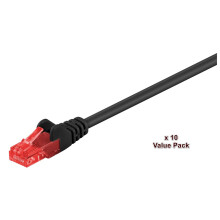 MicroConnect CAT6 U/UTP Network Cable 7m Black VALUEPACK (10pcs)