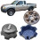 4 Cache-Moyeux de Roue Neufs 40315-9Z410 pour  Frontier 2001-2004 7