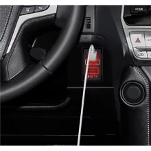 Dual USB Car Charger Type-C Push Button Adapter for Outlander LancerEX Pajero Sport ASX V73 V93 V97
