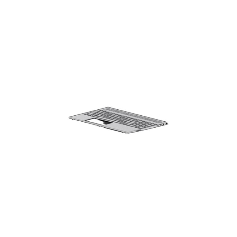 Hp Top Cover/Keyboard Backlit Natural (Models With Gtx Graphics) Silver