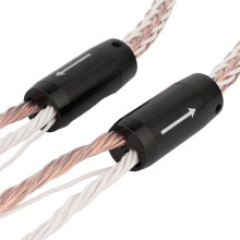 8TC PHONO Cable 8TC Single Crystal Copper Audio Phono Tonearm Cables 2RCA to 2RCA LP Audio Phono Tonearm Cable 2M