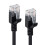 MicroConnect CAT6a U/UTP SLIM Network Cable 7.5m Black 2