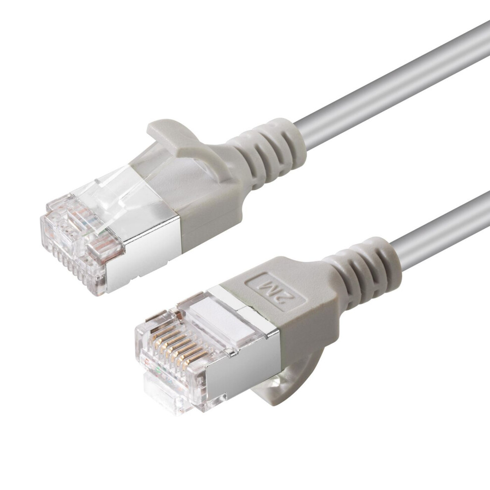 Microconnect Cat6a U-Ftp Slim Lszh 1.5M Network Cable Grey 5715063027356