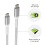 Cable USB - DBRAMANTE1928 - rchargPro - 2,5 m - USB C - 100W - Blanco 4