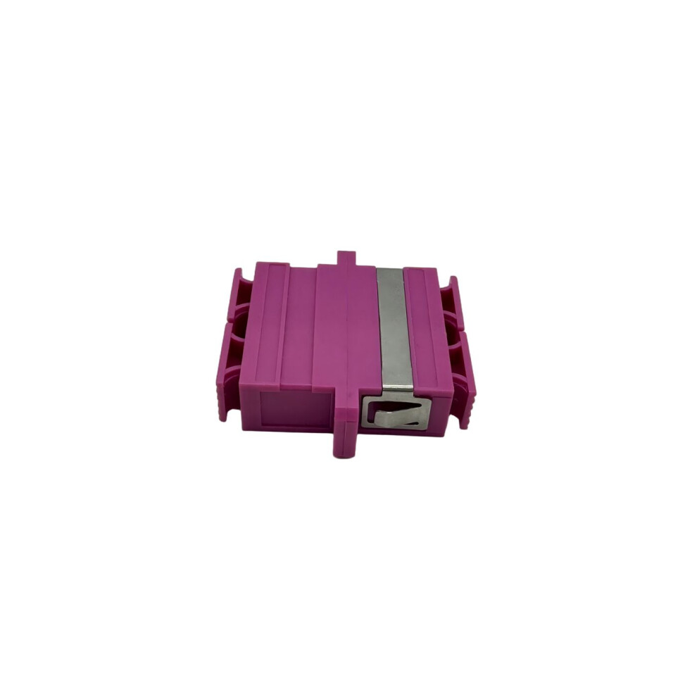 Lanview Sc/Upc Female - Sc/Upc Female Om4 Duplex Fibre Adapter Violet 5715328156272