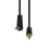 ProXtend Mini-Jack 3-Pin Angled Slim Cable M-M Black 1.5M 1