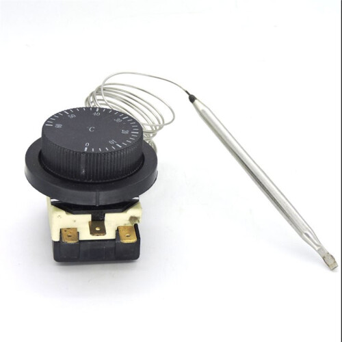 Temperature Controller for Water Tanks with Wire and Thermostat Knob 0-60C 2