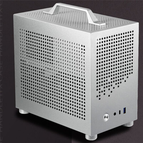 Micro-ITX Case PC Case SKTC A17 SGCC Computer Case Support Micro-ITX  PC Black 2
