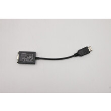 Lenovo HDMI to VGA monitor adapter converts HDMI signals to VGA supports 1080p resolution ideal for connecting devices to VGA displays.