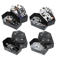 Halloween Food Serving Trays Horror Coffin Snack Cookie Gift Boxes Trick or Treat Halloween Party Decor Supplies