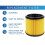 VCFS Ersatzfilter für Vacmaster Standard-Kartuschenfilter und -Halterung, 2er-Pack 5