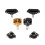 Motorcycle Steering Damper for   ZX-25R ZX-4R Stabilizer Steering Damper Buffer Mount B 2