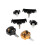 Motorcycle Steering Damper for   ZX-25R ZX-4R Stabilizer Steering Damper Buffer Mount B 5