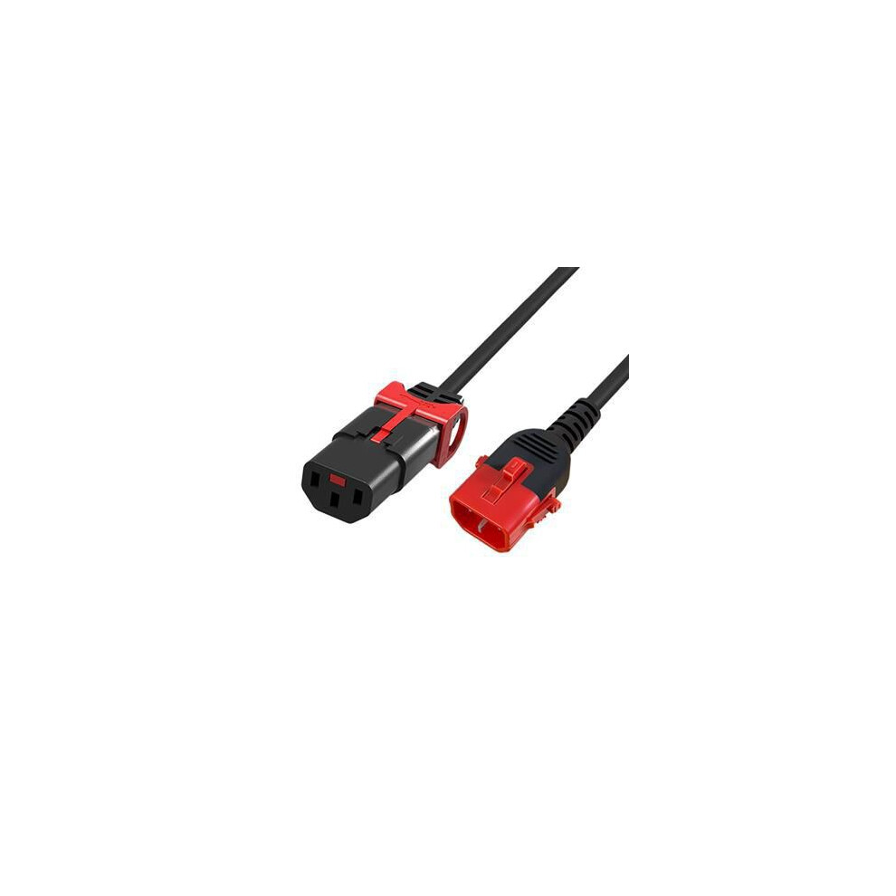 Microconnect Powercord C13 Iec Lock+ - C14 Iec Lock Dual Locking 25M Pc3604 Black 5715328082199