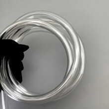 Tubo flexible de PVC transparente (transparente, diámetro interior 25 mm x diámetro exterior 30 mm,