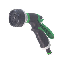 (Green)Water Gun High-Pressure Water Spray Gun Car Washer Hose Nozzle Garden Watering Sprinkler Sprinkler