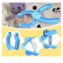 Safety Eye Tool Auxiliary Tool for Attaching Safety Eyes for Crocheting Safety Eyes Crochet Tools for Amigurumi Crochet