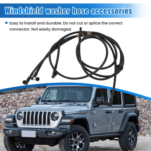 Front Windshield Washer Hose Wiper Spray Hose for   2015-2018 68197414AB