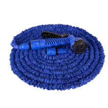 (Blue 50FT)Telescopic Water Pipe Car Wash Water Gun Antifreeze Hose Garden Watering Tool High-pressure