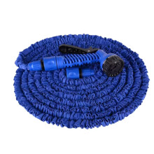 (Blue 100FT)Telescopic Water Pipe Car Wash Water Gun Antifreeze Hose Garden Watering Tool High-pressure