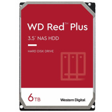 Western Digital WD Red Plus NAS Hard Drive WD60EFRX - Hard drive 6 TB internal 3.5" SATA 6Gb/s buffer: 64 MB for My Cloud EX2; EX4; PR2100; PR4100