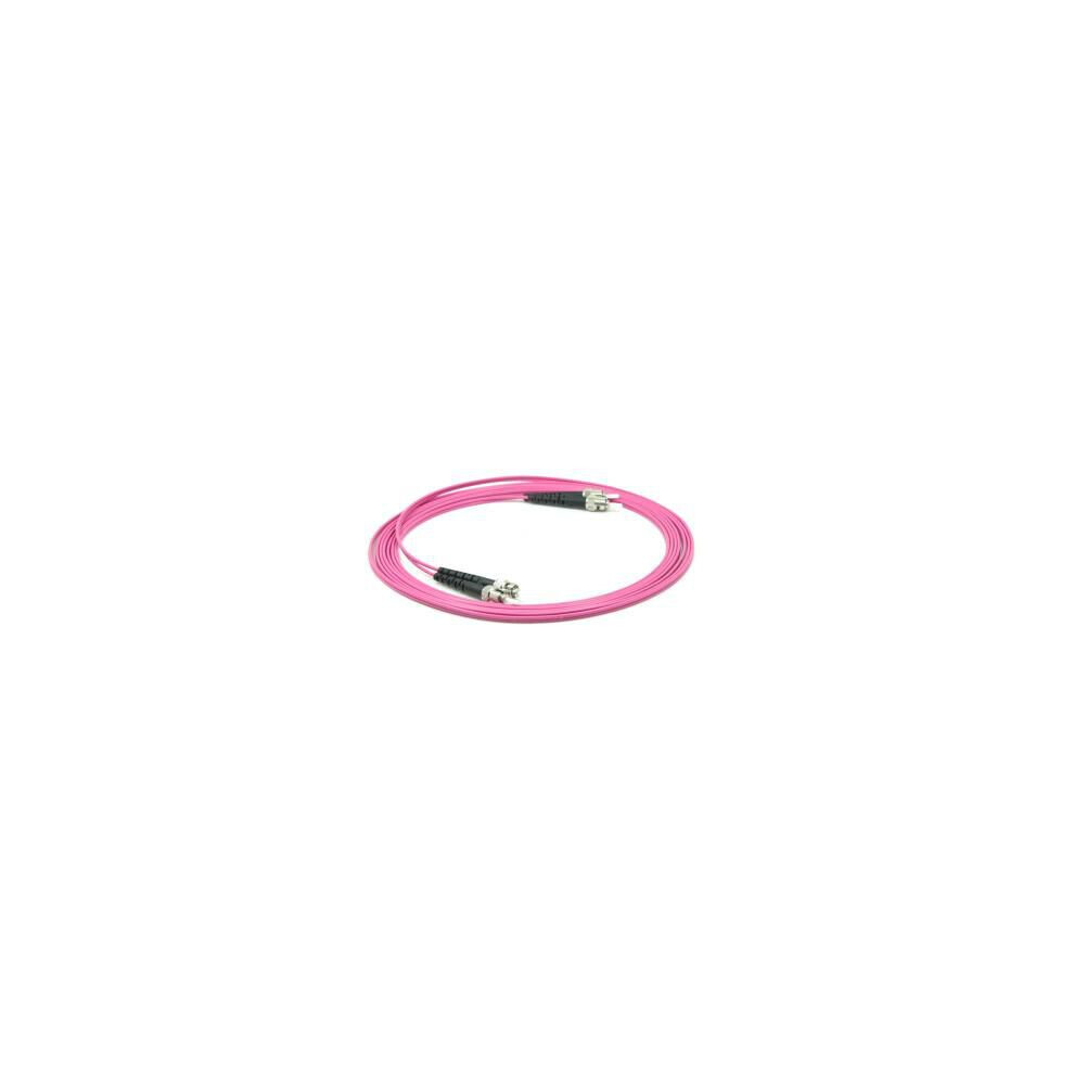 Microconnect Optical Fibre Cable St-St Multimode Duplex Om4 (Erica Violet) 3M 5711783501022