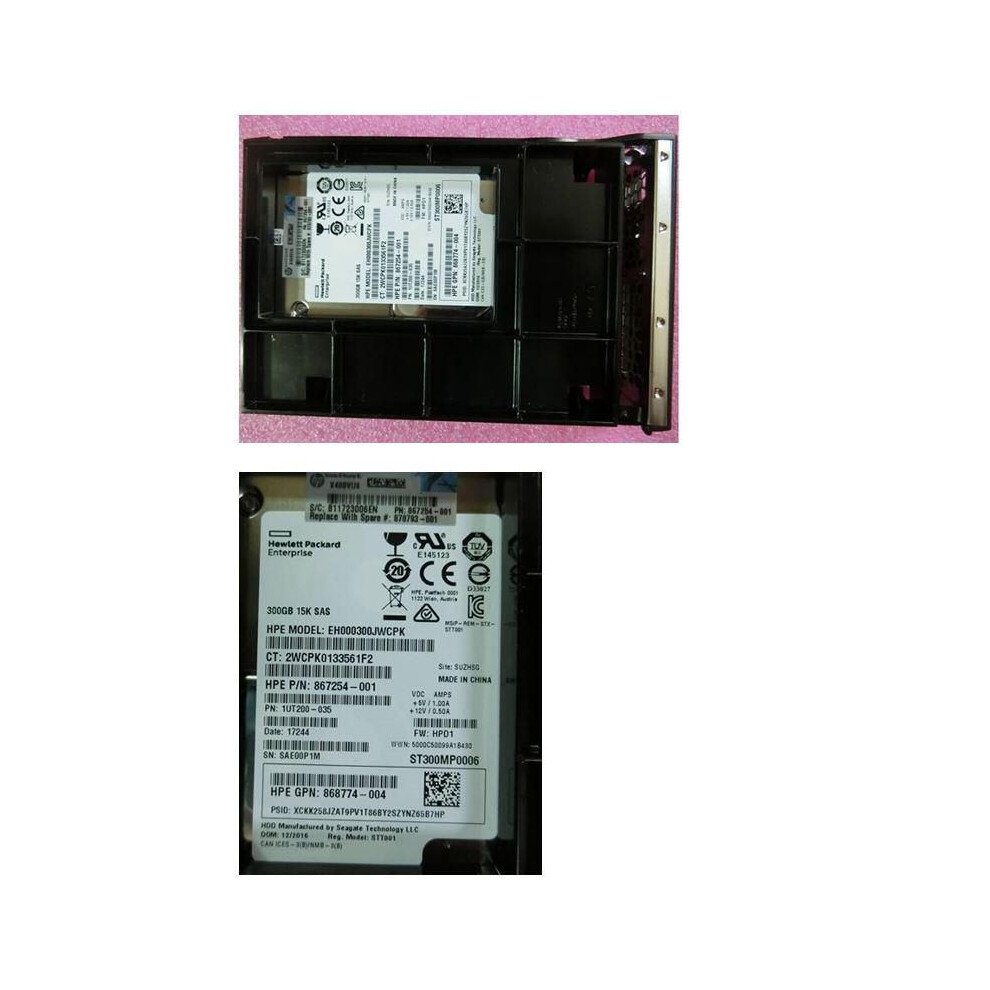 Hewlett Packard Enterprise Hd 300Gb 12G 15K Lff Sas Ent 5706998953322