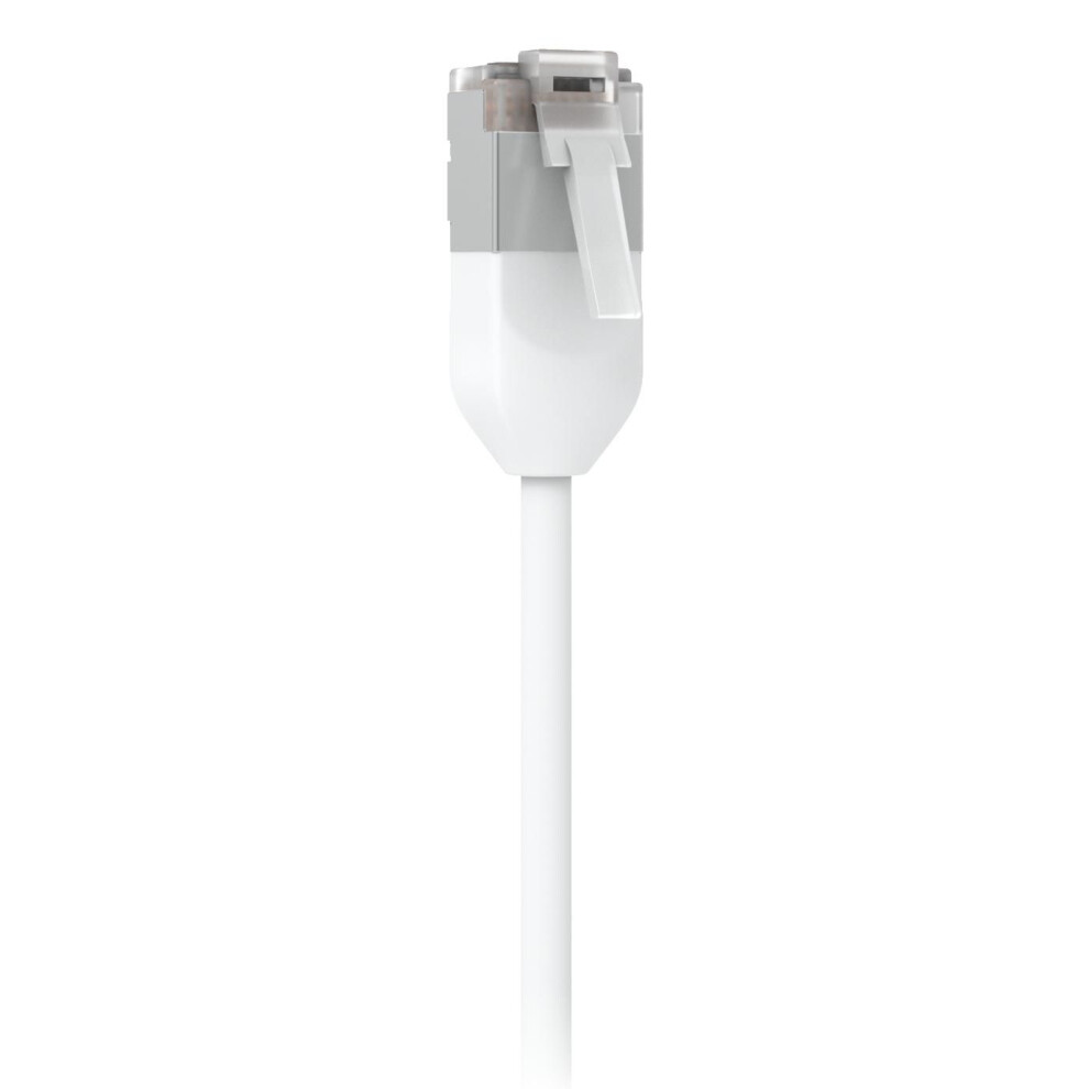 Ubiquiti 8 M Cat 6A Up To 10 Gbe Poe++ Thermoplastic Elastomer (Tpe) White 810084698556