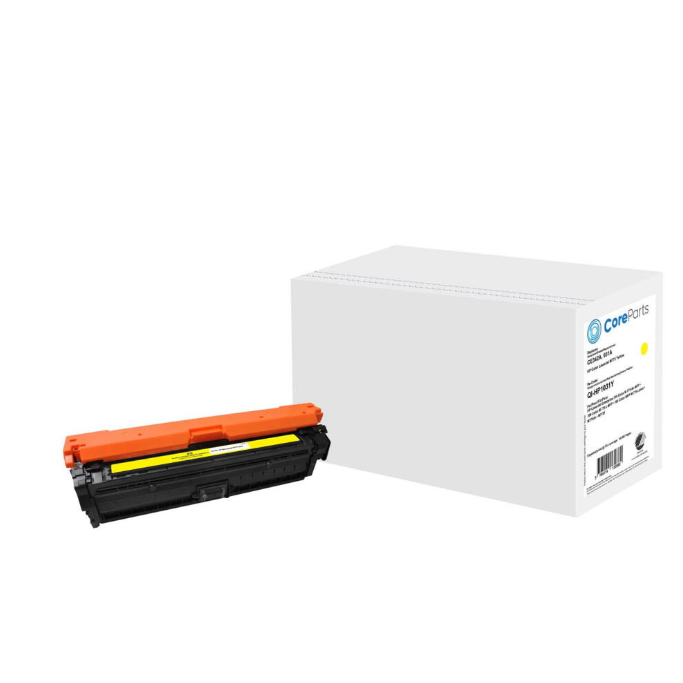 Coreparts Toner Ce342a Pages: 16.000 Nordic Swan Hp Color Laserjet M775 (651A) Series Yellow 5704174132882