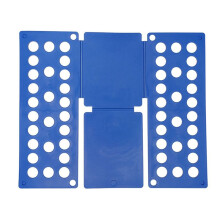 Plastic Clothes Folding Board Kids Laundry Folder Shirt Folding Board Home Storage Tool for Kid Children Adults DarkBlue