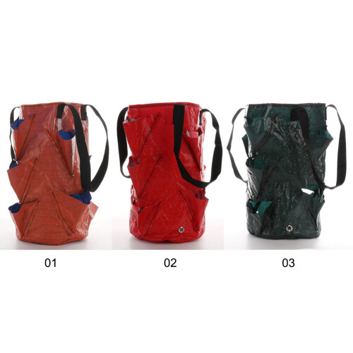 PE Plastic Strawberry Pot Bag 3 Gallons