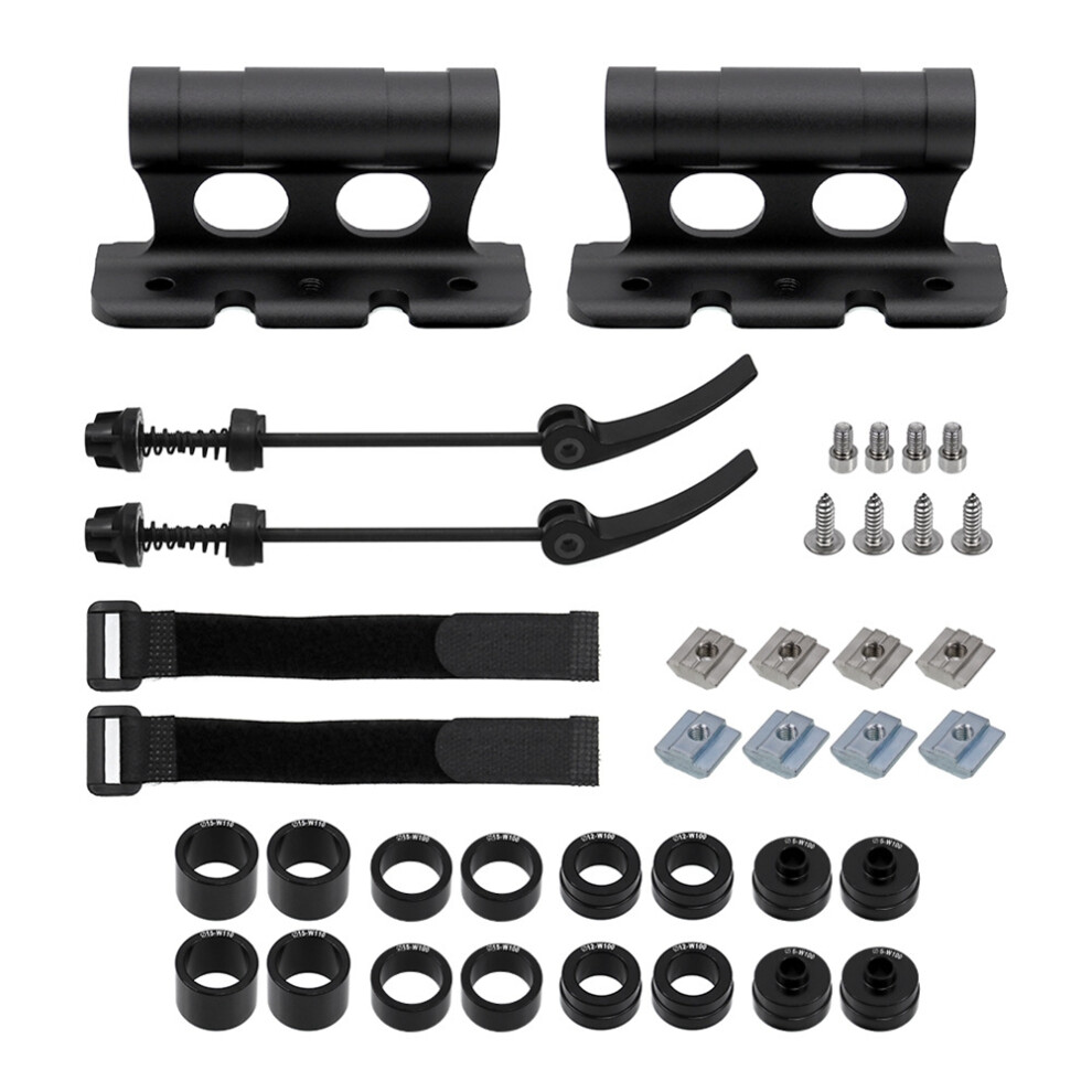Bicycle Rack Mount Front Fork Mount Bracket With Quick Release Alloy Fork Block Mounts For Most Mountain Bikes 4712551304006