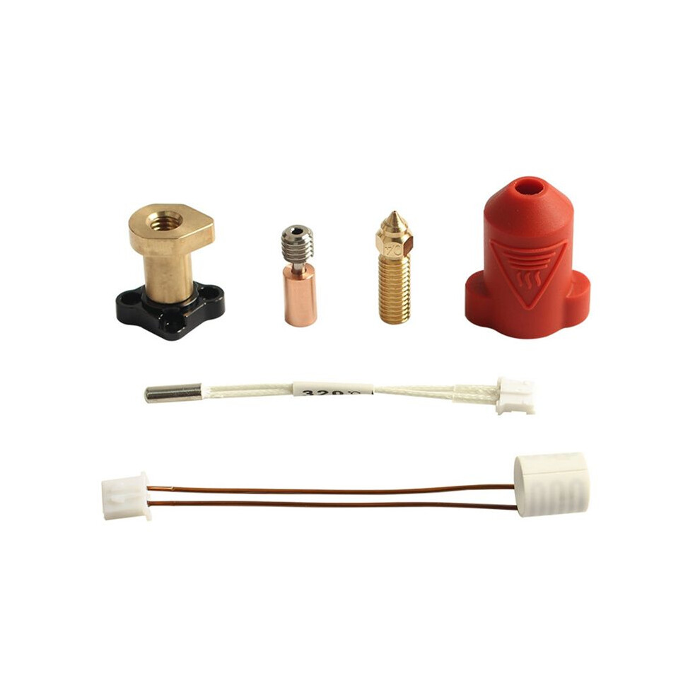 For K1/ K1 Max Upgraded Hotend Kit Ceramic Heating Block High Temperature Resistant Titanium Throat Hotend 6031947204767