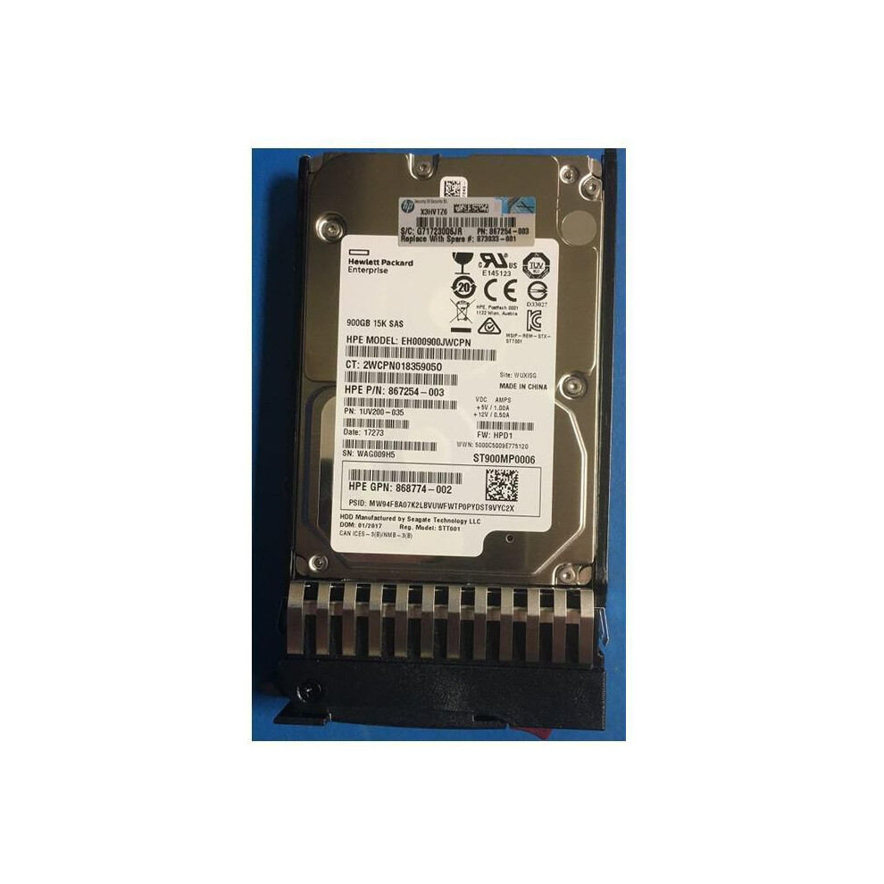 Hewlett Packard Enterprise Hdd 900Gb 12G 15K Sff Sas 5715328288850