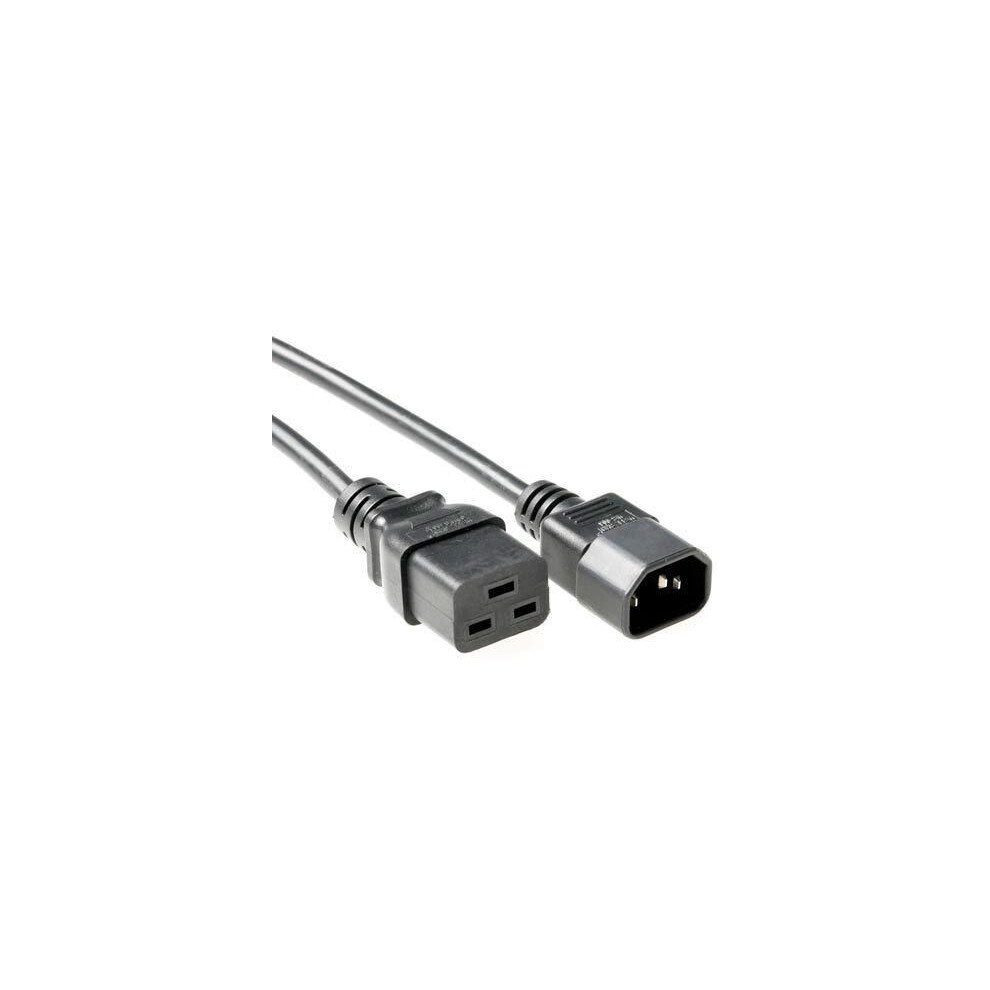 Microconnect Extension Cord C19 - C14 1M 5706998906878