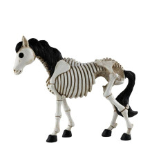 Statue de Cheval Squelette Effrayant Halloween Squelette Animaux Halloween Nouveauté Squelette Animaux de la Ferme Halloween Squelette Décor