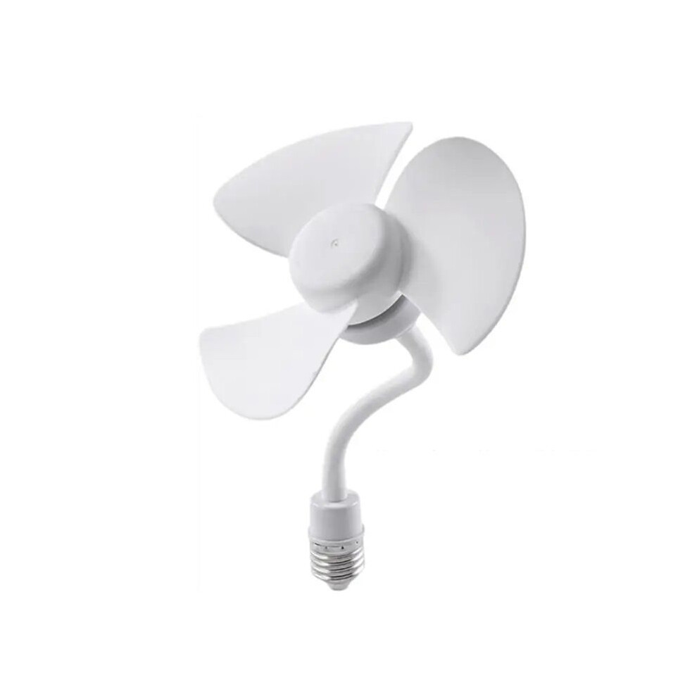 Screw In Socket Fan Compact Ceiling Cooler Fan Screw In Cooling Fan Quiet Small Tabletop Fan For Bedroom Kitchen Study 6031982891830