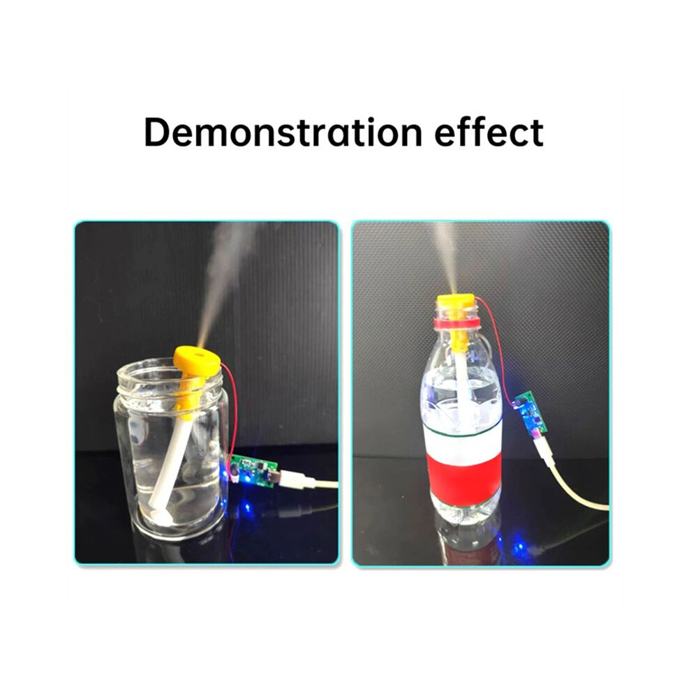 Dc5v Single Non-Switched Atomization Humidification Module Diy Ultrasonic Atomizer Type-C Humidifier Circuit Board 4711355848037