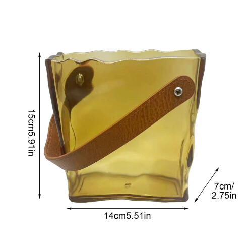 Creative Purse Vase with Retro Handle