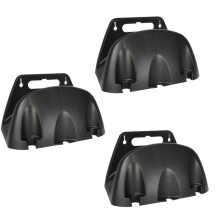 Wall Mounted Garden Irrigation Hose Hanger Plastic Rack Faucet Watering Hose Storage Rack Pipe Wrap Rack Black