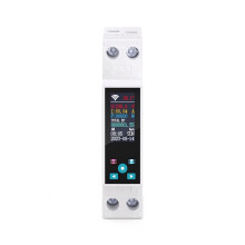 50A Tuya WIFI Circuit Breaker LCD Meter KWh Power Metering Timer Relay Remote Control Life