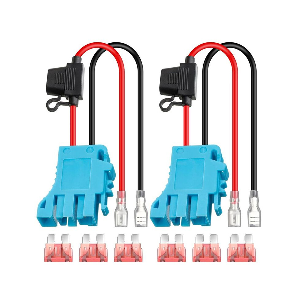 2Pack 12 Awg Wire Harness Connector Replacement For Peg-Perego 12Volt Sla Battery Ride Vehicle Riding Toys With Fuse 6032382732662