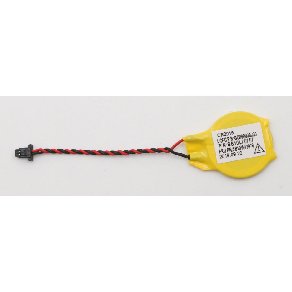 Lenovo Rtc Cmos Battery 3V Voltage Cr2016 Type 2-Pin Connectivity Compatible With Various Thinkpad Models.