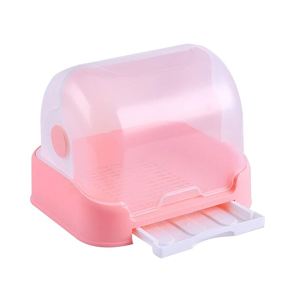 Tlily Box Dish Rack With Cover Dish Dryer Containers With Lids Cutlery Dish Utensil Drying Rack Bottle Drying Rack